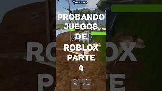 PROBANDO JUEGOS DE ROBLOX PARTE 4 en este video probamos "Jurassic Block" donde eres un dinosaurio