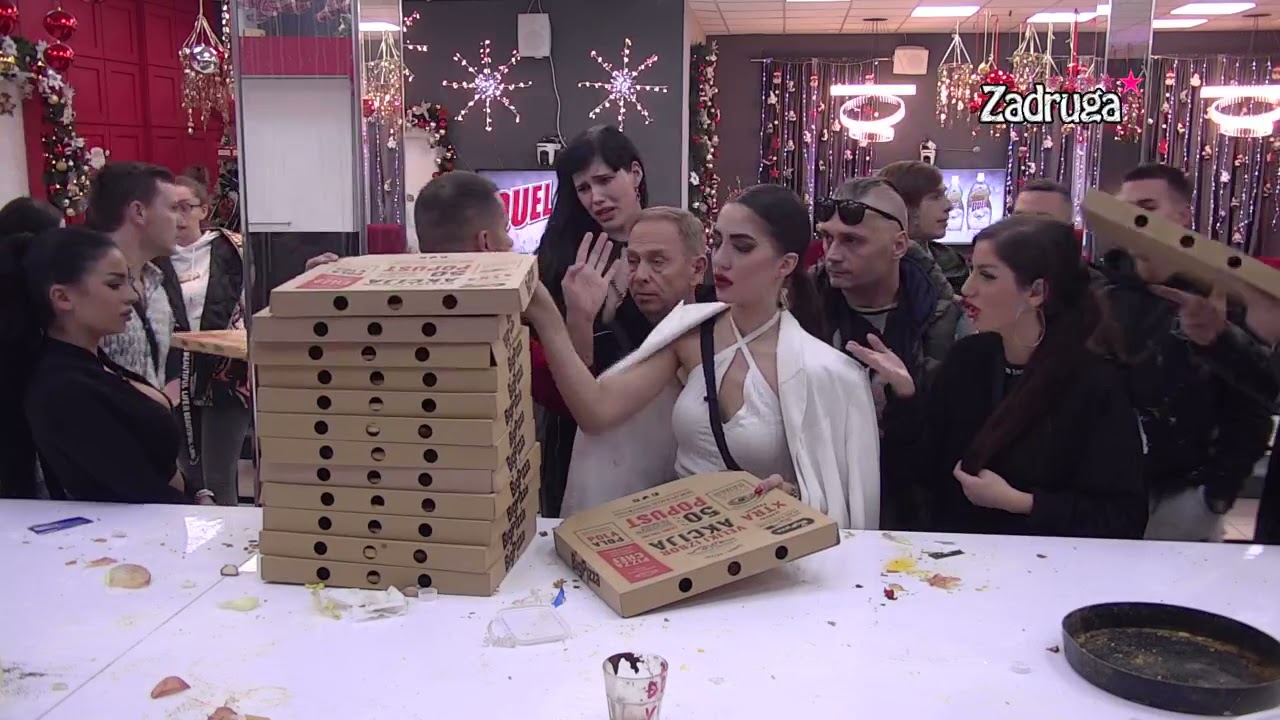 Zadruga 5 - Masovna otimačina oko pice  - 04.12.2021.