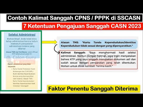 Contoh Kalimat Sanggah