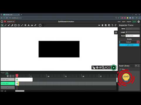 Tutorial Wick Editor Animasi Kotak Dibagi dan Dirotasi yang Luar Biasa
