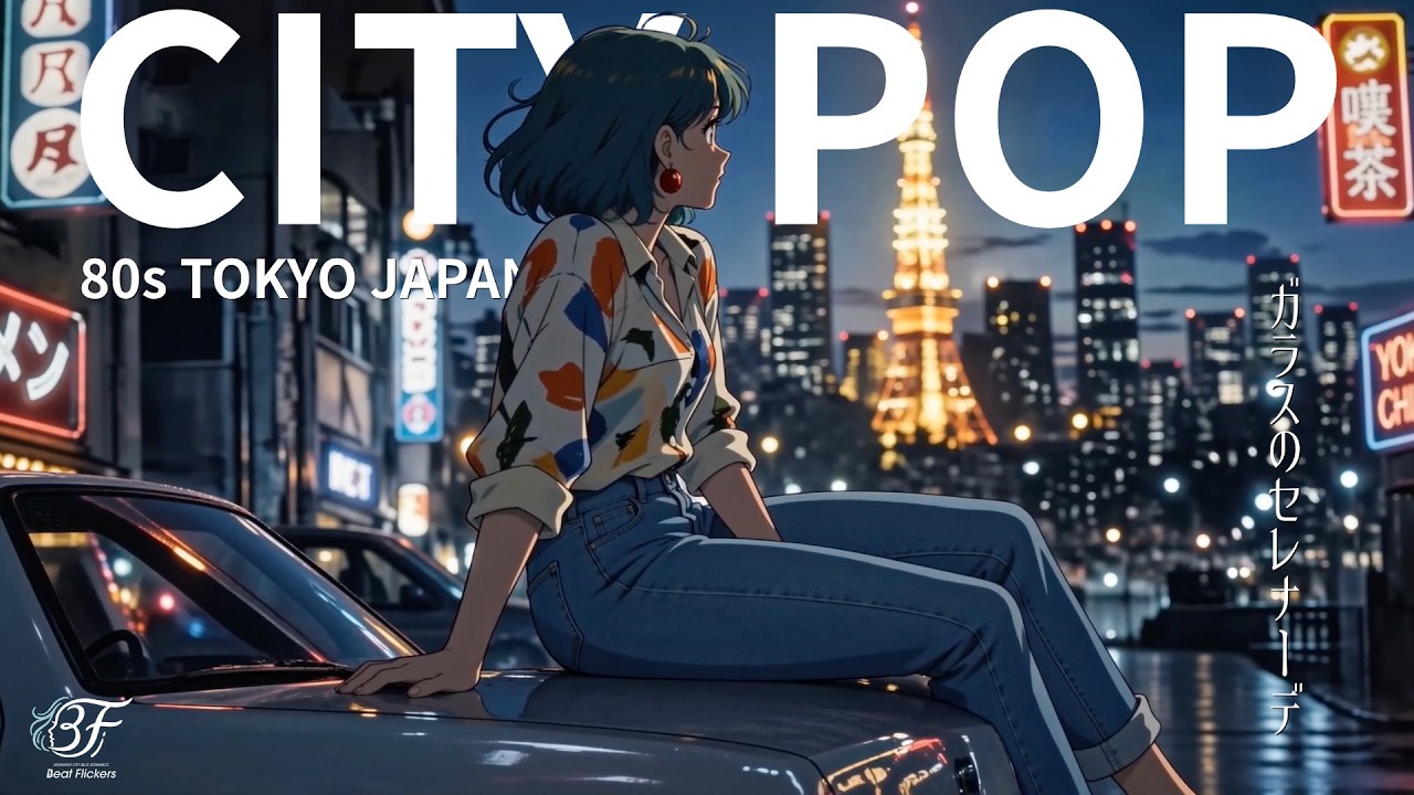 80s Japanese CITY POP / ガラスのセレナーデ / TOKYO JAPAN / 煌めく