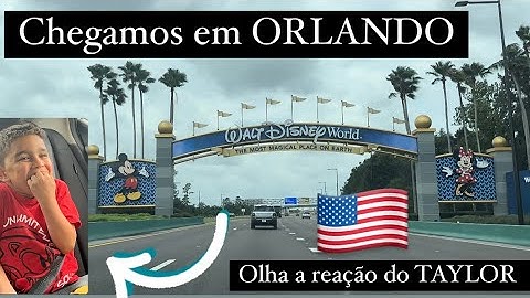 Chegamos em ORLANDO, Na cidade da DISNEY 🥹🥰🇺🇸 USA