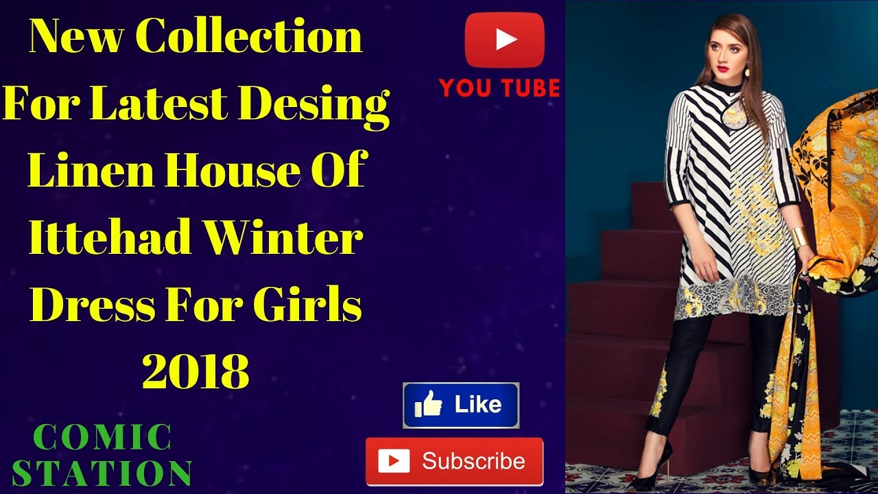 How to New Collection For Latest Desing Linen House of  ittehad Winter Embriodered Shawl  Linen Dres