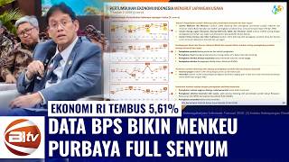 Skakmat Kutukan 5 Persen! Ekonomi RI Tembus 5,61%, Menkeu Purbaya Langsung Full Senyum
