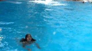 Lexi Jumping Off Diving Board