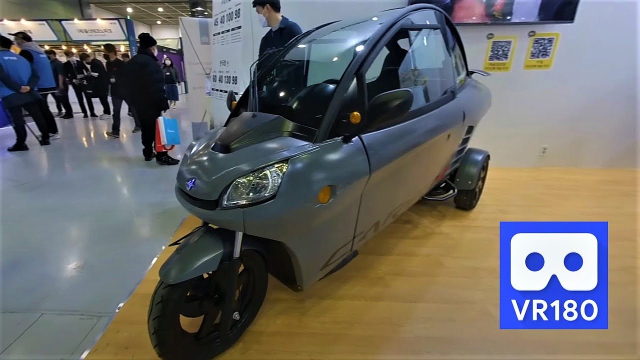 3D 180VR 4K Carver 2 people & A one-man Carver Cargo Electric Vehicle 😜😜 3DVRCar