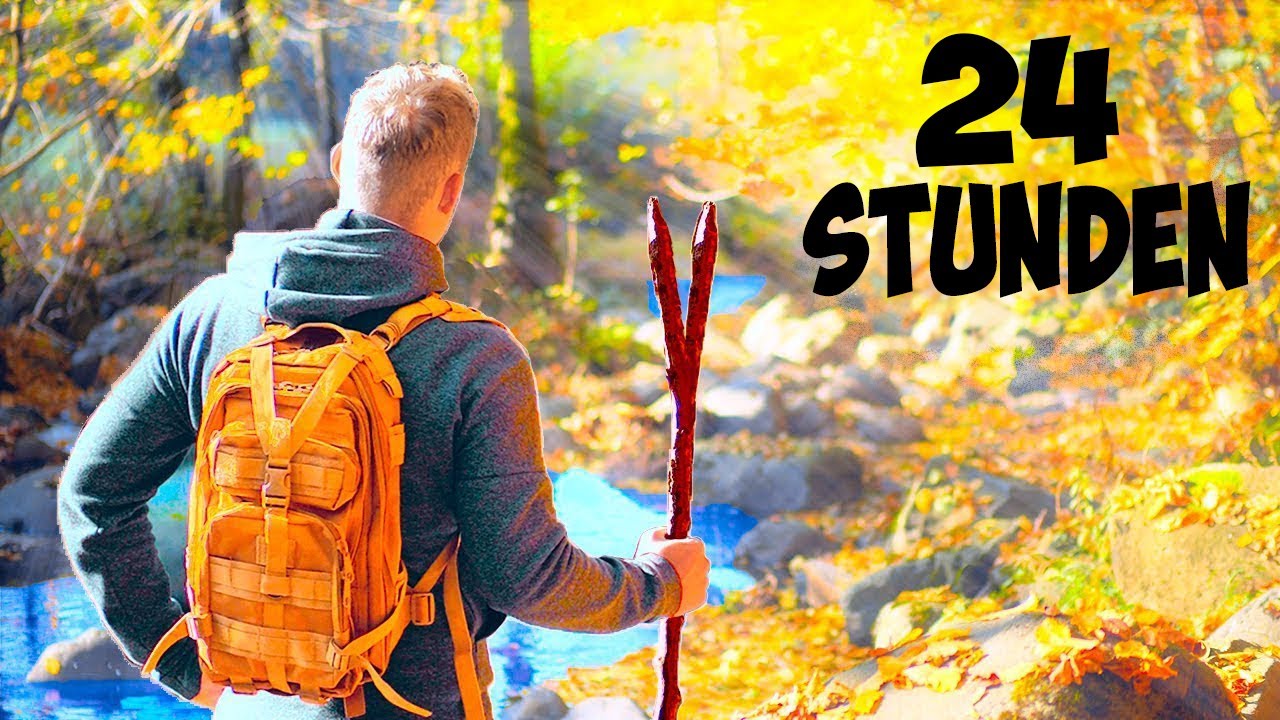 24 Stunden am Stück in einem Schneewald überleben | Ohne Food Challenge VANZAI KOCHEN