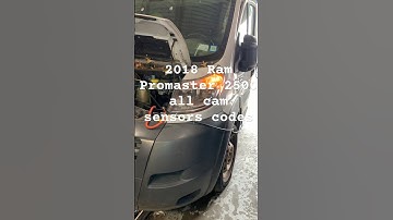 2018 Ram Promaster 2500 3.6 P0390 P0365 P0345 P0340 both sensors are faulty #rampro #rammax #ramlife