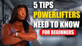 BEGINNER TIPS FOR POWERLIFTING: 5 things I wish I did differently as a World Champion Powerlifter