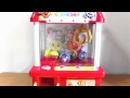 Anpanman Crane Game,Kyaraben Bento！アンパンマン わくわくクレーンゲーム で アンパンマン エビフライ　サラダ弁当つくってみた！