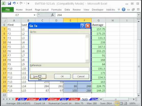 Excel Magic Trick 523: Fill In Blanks With Custom Number Formatted Number