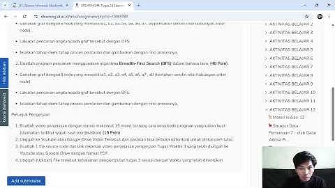 Praktikum Tugas 3 Struktur Data : Implementasi DFS & BFS pada Graf 8 Node - Aditya Firzatullah