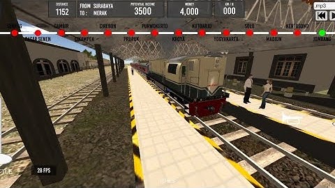 IDBS Indonesia Train Simulator Gameplay Walkthrough (Android/iOS)