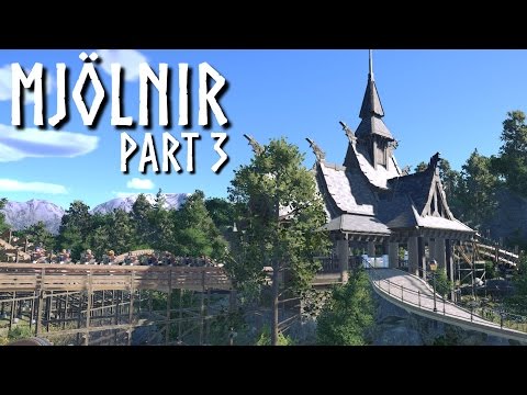Planet Coaster - Mjölnir (Part 3) - Nordic Station Design