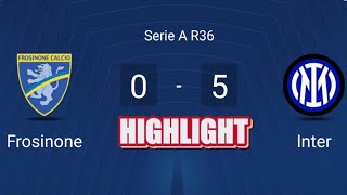 Frosinone vs Inter Milan | All Goals & Extended Highlights | Premier League 2023/24