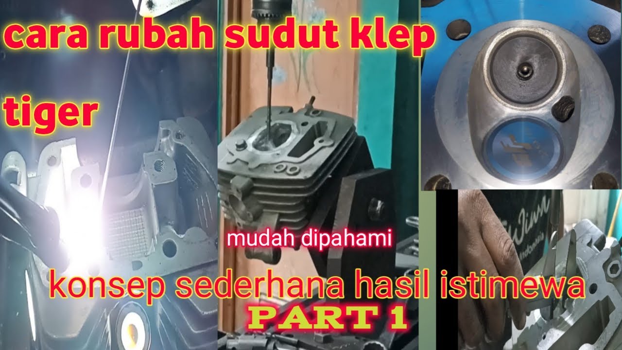 Cara rubah sudut klep tiger herex