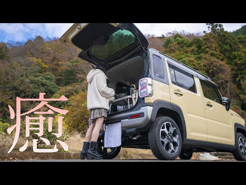 車中泊女子 新型ハスラーで車中泊 元旦の一人お雑煮 9泊目 後編 Youtube