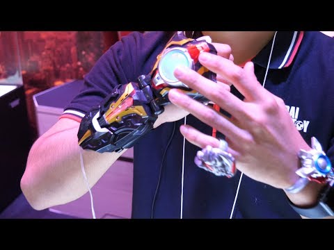 キーホルダーを握るだけでウルトラマンタイガに変身！？東京おもちゃショー2019のバンダイ ウルトラマンブースよりDXタイガスパークを紹介！