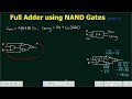 Full Adder using NAND Gates