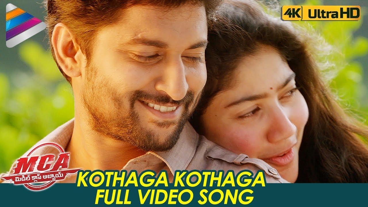 Kothaga Kothaga Full Video Song 4K  MCA Video Songs  Nani  Sai Pallavi  DSP  Telugu FilmNagar