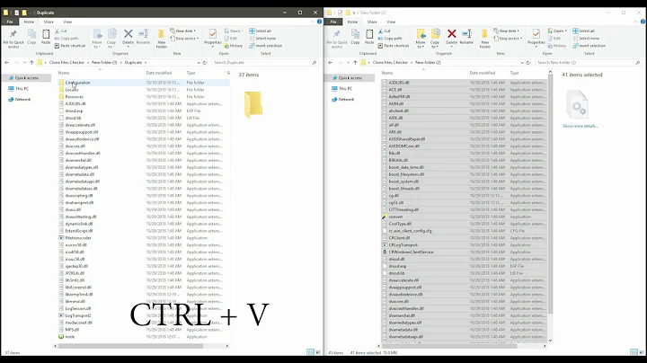 Merging Folders & Finding Duplicate Files in Windows 10