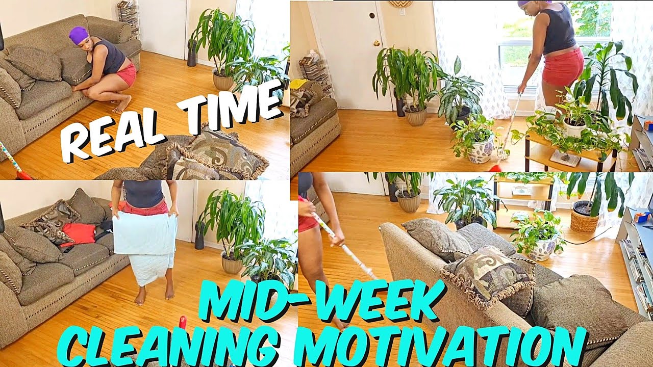 Quick Mid-week Cleaning Motivation | Living Room - YouTube