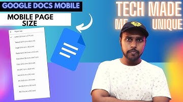 How to change google docs mobile page size | how to change paper size in google docs