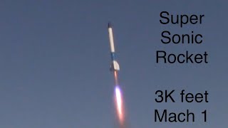 How do you build & fly a supersonic model rocket?