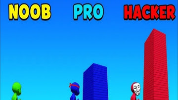 NOOB vs PRO vs HACKER [ Stack Colors ]