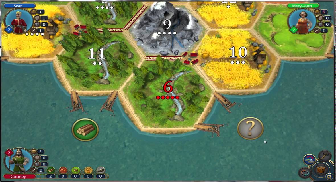 Settlers of Catan : Let's Play - Tutorial Island 2/5 Catan Creator's Edition