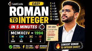 Roman to Integer | LeetCode Easy | Optimal Solution | C++