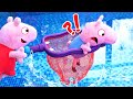 La Patrulla Canina salva a George... Vídeos de juguetes. Peppa Pig en español.