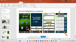 Garmin navigating to a waypoint screenshot 5