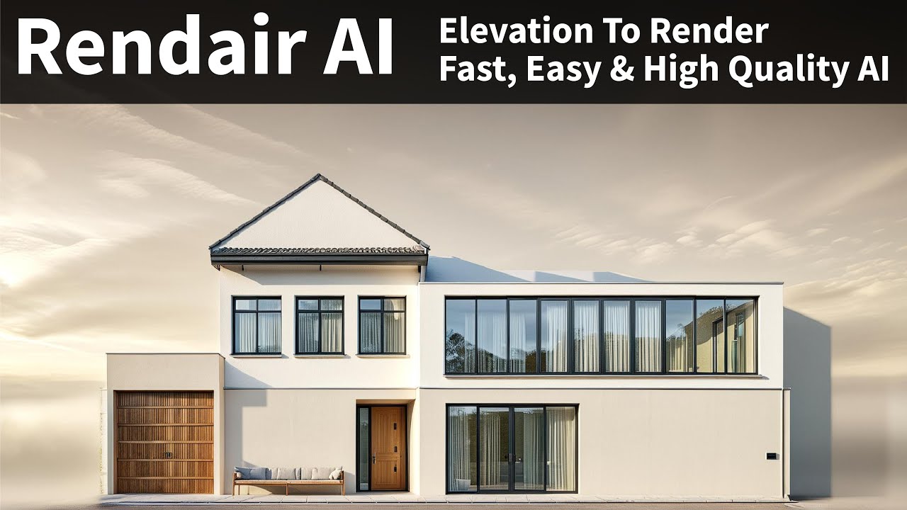 AI Rendair Rendering - Elevation To Render In 1 Minute! - YouTube