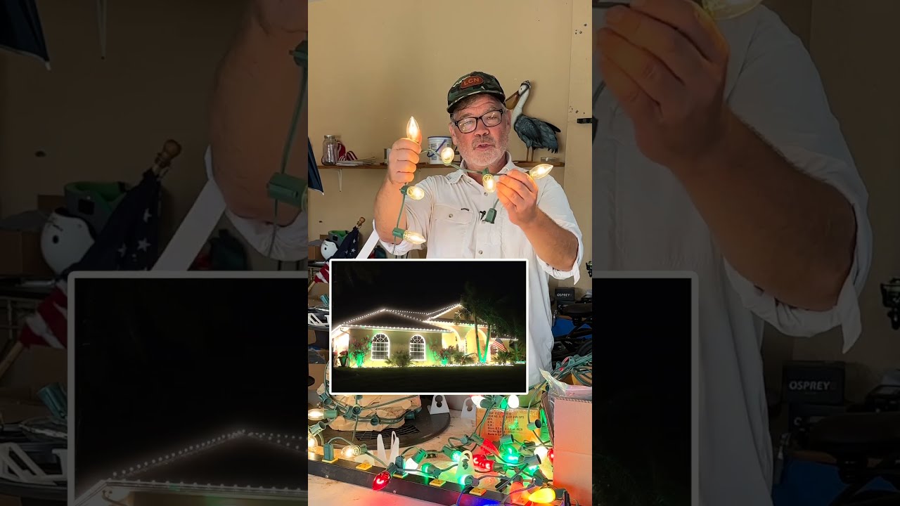 Brightest C9 Christmas Lights You Can Get And They Are LED Christmaslights Christmasdecorations