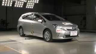 ANCAP - Toyota Prius V - 2012 onwards - side crash test - 5 star safety rating