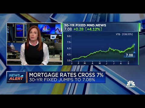Read more about the article 30-year fixed-rate mortgage jumps over 7 percent – CNBC Television