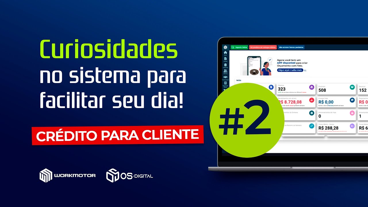 #2 Curiosidades no sistema - Crédito para Cliente