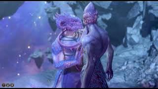 Dragon rizzing a mindflayer (romance) Baldur's Gate 3