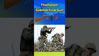 Thompson Submachine Gun #history #ww2 #usmilitary