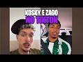 KOSKY FEZ LIVE COM O ZAGO NO TIKTOK