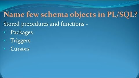 PL/SQL Interview Questions and Answers for freshers and experienced– Part 1