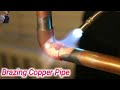 How To brazing copper pipe in Hindi | How To braze copper to aluminum | Copper pipe leakage