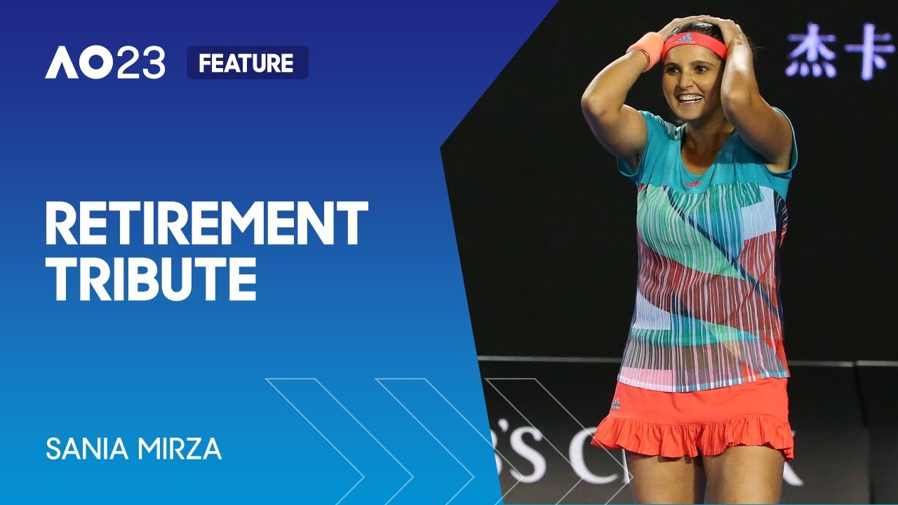 Sania Mirza Retirement Tribute Australian Open 2023 picture
