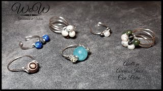 Tutorial Anelli acciaio inox con pietre - Tutorial Stainless steel rings with stones