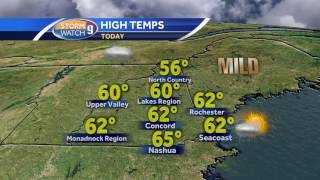 Watch:  Mild, wet start to March