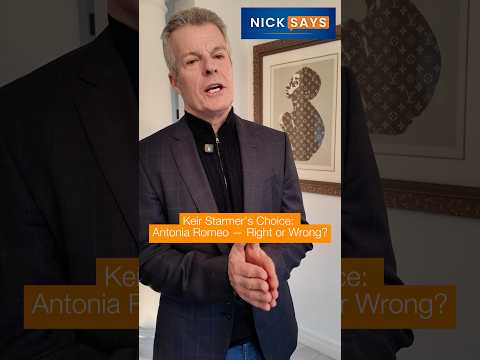 Kier Starmer's Choice: Antonia Romeo - Right or Wrong? - YouTube