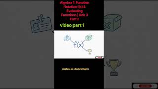 Algebra 1: Function Notation f(x) & Evaluating Functions | Unit 3 Part 2