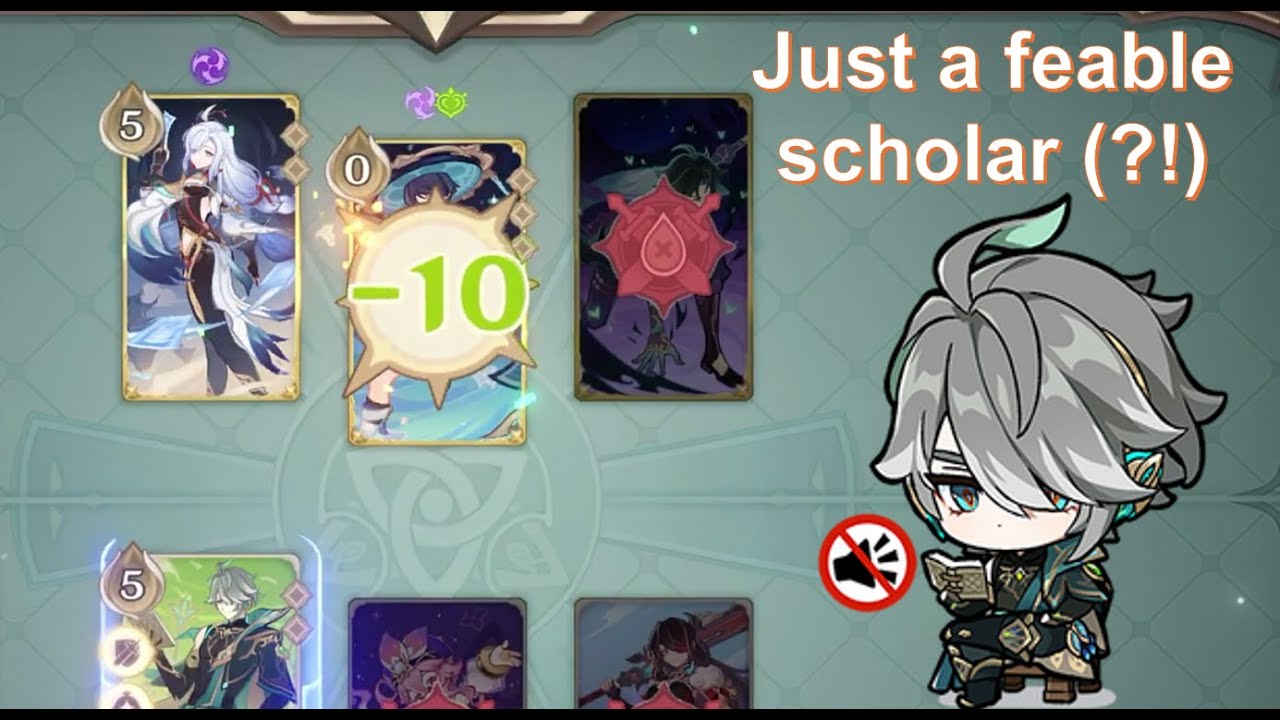 [Genshin Impact TCG] Alhaitham Quicken (I wish I had the real Alhaitham instead of whatever this is)