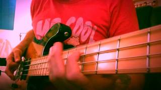 Video thumbnail of "The Eagles "PEACEFUL EASY FEELING" by Charlie Sanborn BASS (ONLY) GUITAR COVER Boosted"